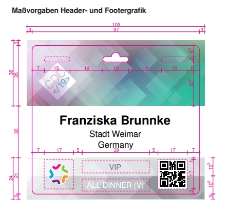Abb. 3: Layout/Abmessungen Beispiel (1)